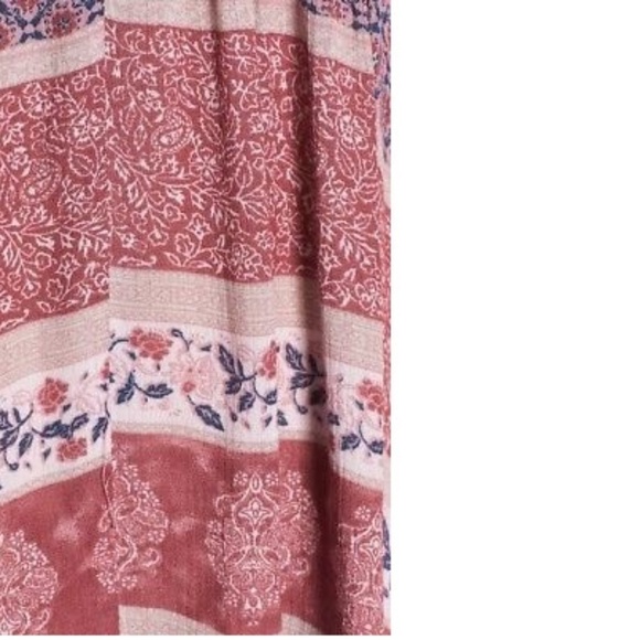 SUN AND SHADOW Print Swing Dress Tassel Tipped Tie - Picture 5 of 5